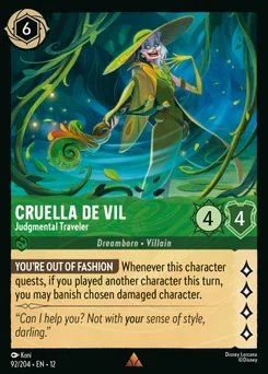 Cruella De Vil - Judgmental Traveler — Normal