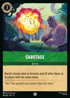 Sabotage — Normal
