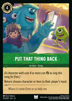 Put That Thing Back — Normal