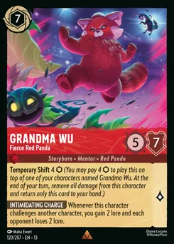 Grandma Wu - Fierce Red Panda — Normal