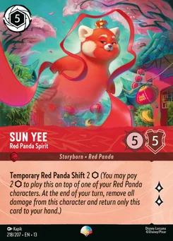 Sun Yee - Red Panda Spirit — Holofoil