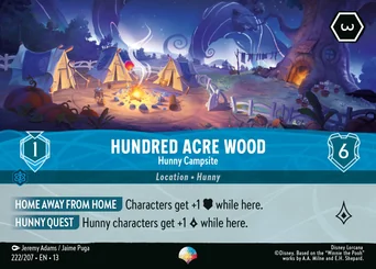 Hundred Acre Wood - Hunny Campsite — Holofoil
