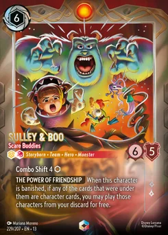 Sulley & Boo - Scare Buddies — Holofoil