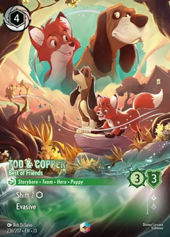 Tod & Copper - Best of Friends — Holofoil