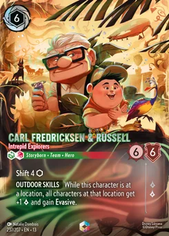 Carl Fredricksen & Russell - Intrepid Explorers — Holofoil