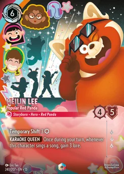 Meilin Lee - Popular Red Panda — Holofoil