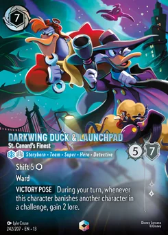 Darkwing Duck & Launchpad - St. Canard's Finest — Holofoil