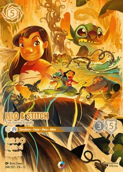 Lilo & Stitch - Fun-Loving Friends — Holofoil