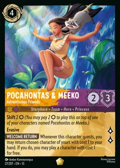 Pocahontas & Meeko - Adventurous Friends — Normal