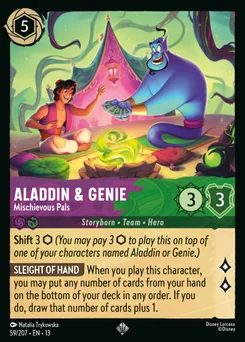 Aladdin & Genie - Mischievous Pals — Normal