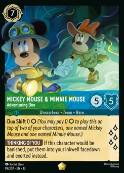 Mickey Mouse & Minnie Mouse - Adventuring Duo — Normal