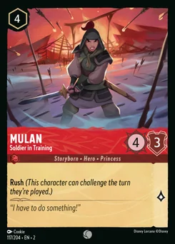 Mulan - Soldier in Training — Normal