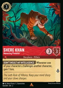 Shere Khan - Menacing Predator — Normal