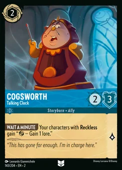 Cogsworth - Talking Clock — Normal