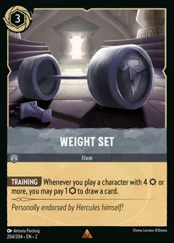Weight Set — Normal