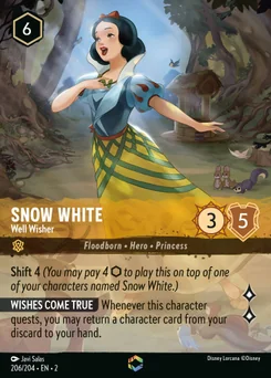 Snow White - Well Wisher — Holofoil