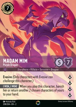 Madam Mim - Purple Dragon — Holofoil