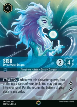 Sisu - Divine Water Dragon — Holofoil