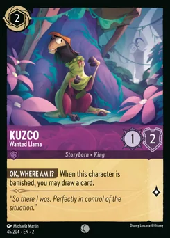 Kuzco - Wanted Llama — Normal