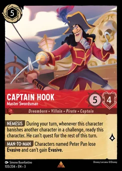 Captain Hook - Master Swordsman — Normal