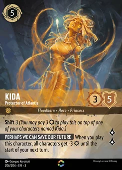 Kida - Protector of Atlantis — Holofoil