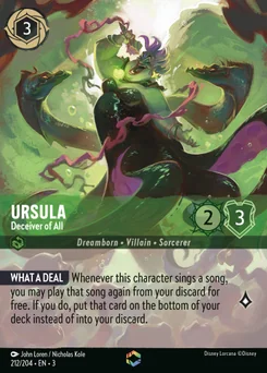 Ursula - Deceiver of All — Holofoil