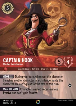 Captain Hook - Master Swordsman — Holofoil