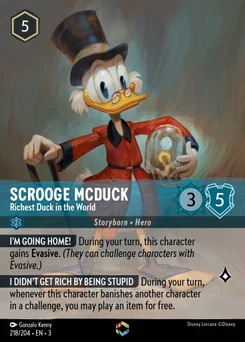 Scrooge McDuck - Richest Duck in the World — Holofoil