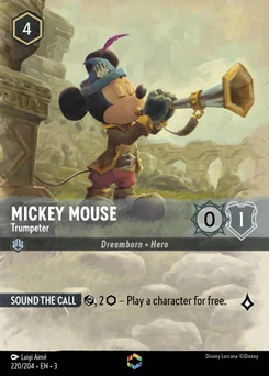Mickey Mouse - Trumpeter — Holofoil