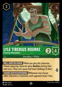Lyle Tiberius Rourke - Cunning Mercenary — Normal