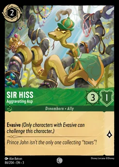 Sir Hiss - Aggravating Asp — Normal
