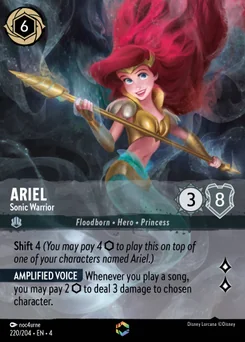 Ariel - Sonic Warrior — Holofoil