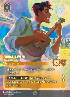 Prince Naveen - Ukulele Player — Holofoil