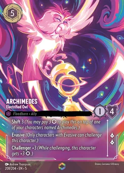 Archimedes - Electrified Owl — Holofoil