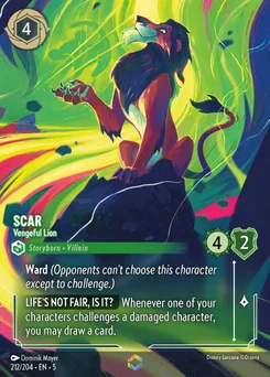 Scar - Vengeful Lion — Holofoil