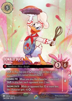 Donald Duck - Pie Slinger — Holofoil