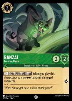 Banzai - Taunting Hyena — Normal