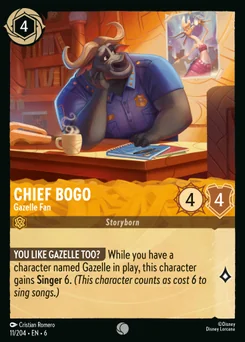 Chief Bogo - Gazelle Fan — Normal