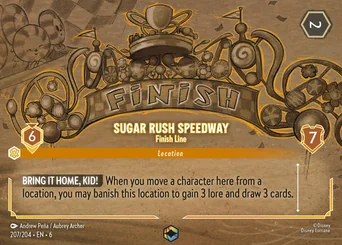 Sugar Rush Speedway - Finish Line — Holofoil