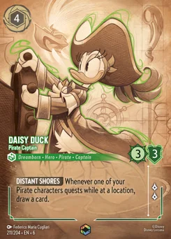 Daisy Duck - Pirate Captain — Holofoil