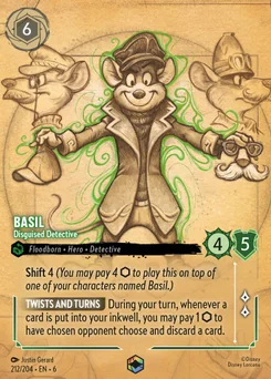 Basil - Disguised Detective — Holofoil