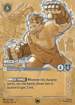 Wreck-It Ralph - Ham Hands — Holofoil