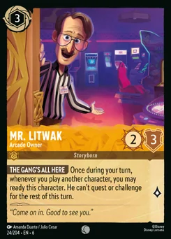 Mr. Litwak - Arcade Owner — Normal