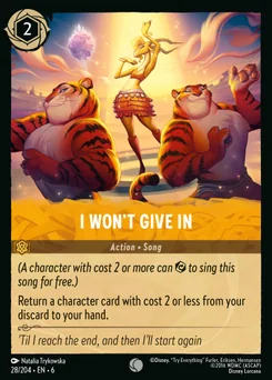I Won't Give In — Normal