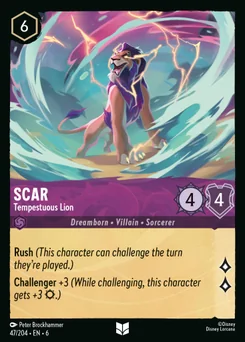 Scar - Tempestuous Lion — Normal