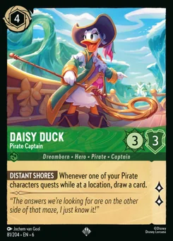 Daisy Duck - Pirate Captain — Normal