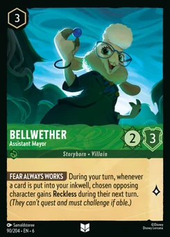 Bellwether - Assistant Mayor — Normal