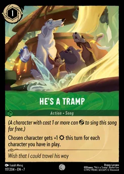 He's a Tramp — Normal