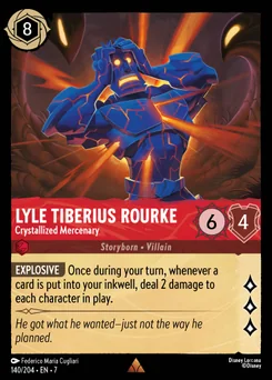 Lyle Tiberius Rourke - Crystallized Mercenary — Normal