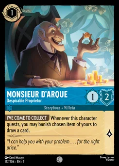 Monsieur D'Arque - Despicable Proprietor — Normal